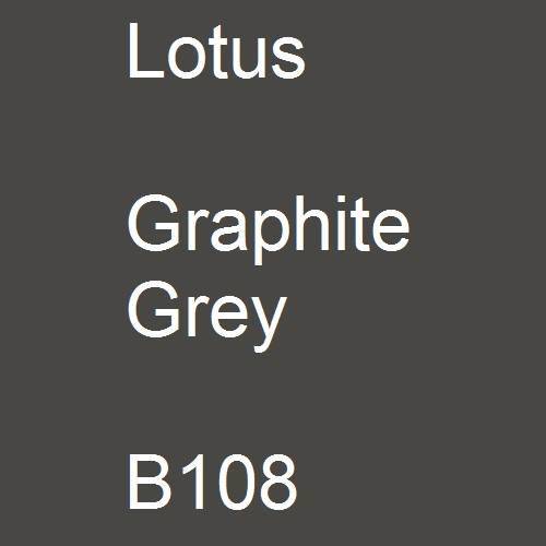 Lotus, Graphite Grey, B108.